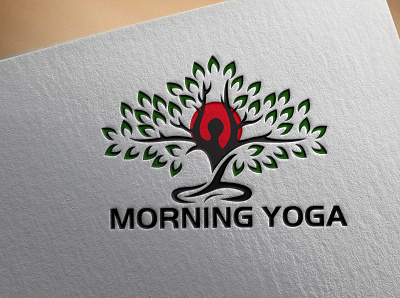 natural yoga logo design brand logo branding business logo company logo design flat logo graphic design illustration logo modern logo motion graphics natural logo tree logo yoga logo