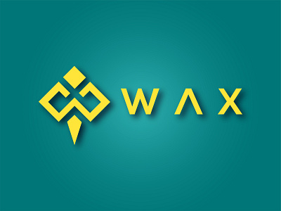modern wax flat minimalist custom logo design by hridoy design