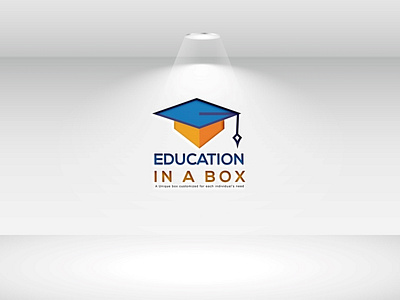 modern custom education logo design by hridoy design