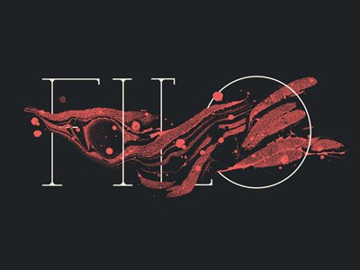 Filo | Type Experiment dark experiment fine type