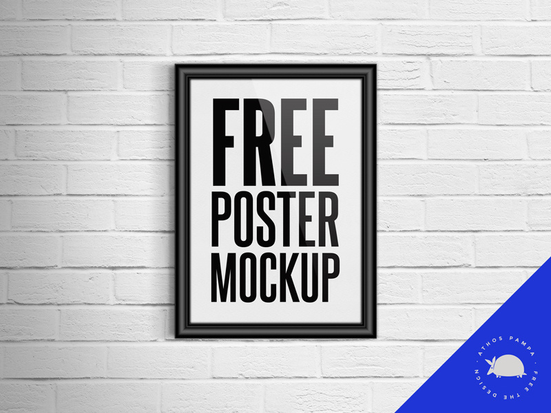 Poster mockup by athos pampa