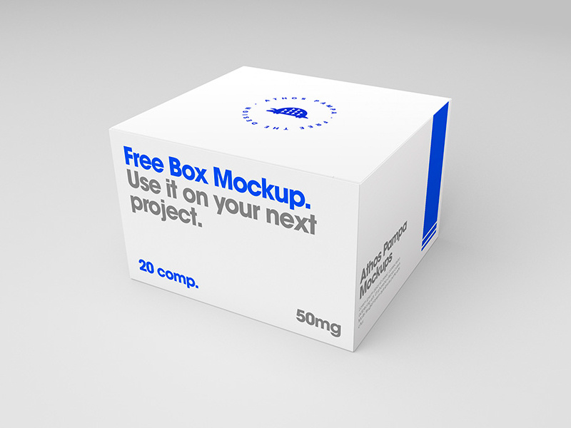 Download Free Box Mockup by karopova on Dribbble