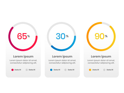 Little Percentage Graphs design info design info graph ui ux website