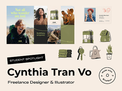 Student Spotlight: Cynthia Tran Vo briefbox cynthia tran vo design inspiration design school designer freelance illustrator inspiration learn design made with briefbox