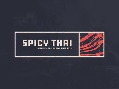 Spicy Thai - Quick Fire Briefbox Brief branding briefbox cooking food identity liquid logo marble restaurant thai food thailand