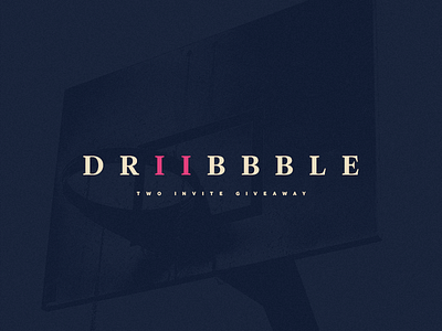 Dribbble Invite Giveaway 2 dribbble giveaway invite invites join two