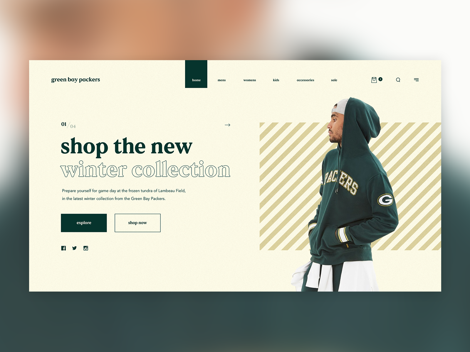 Green Bay Packers - Winter Collection by Matt Campbell on Dribbble