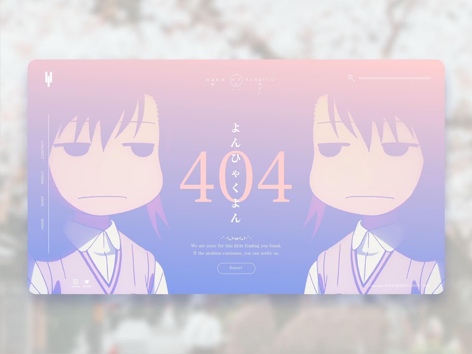 Anime 404 Error Page Concept By Tomas Aguilar On Dribbble