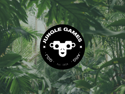 Jungle Games - Global Game Jam 2020 Team argentina global game jam jungle logo monkey vector videogame
