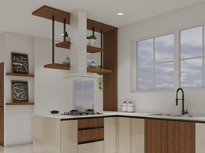 KITCHEN 3d modelling 3d rendering 3d visualization interior architecture interior design kitchen design