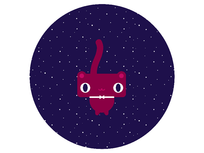 Space Kitty by Ninad Sree on Dribbble