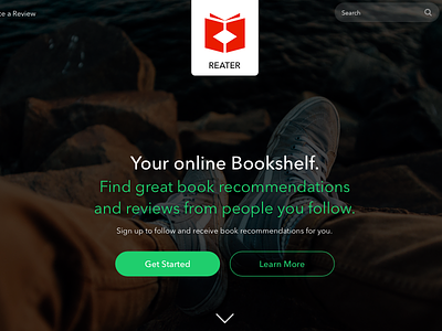 Landing Page books landing page reater
