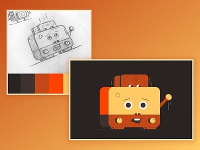 Toaster design graphic design illustration vector