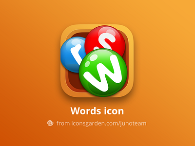 Words app icon