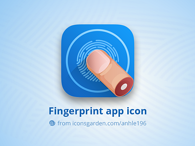 Free PSD Fingerprint icon