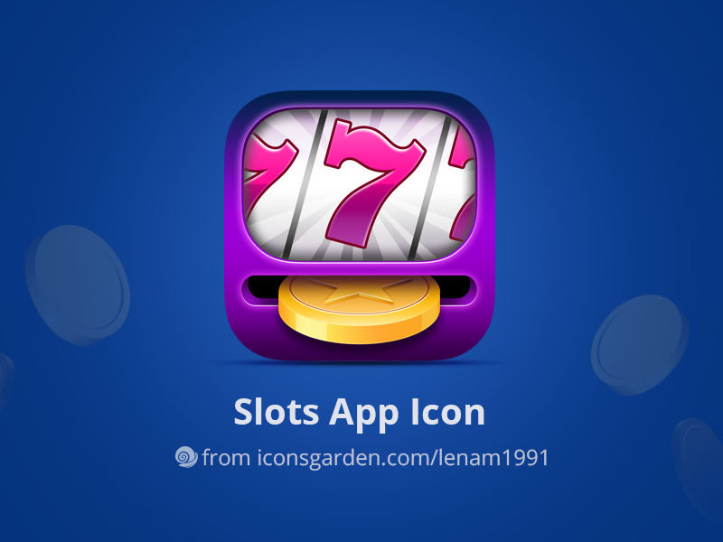 Slots app icon by iconsgarden on Dribbble