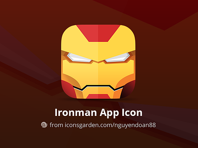 Free PSD Iron man icon