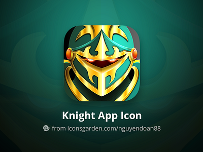 Knight app icon android army fighter fighting game icon iconsgarden ios knight soldier versus war