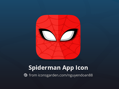Free PSD Spiderman app icon android avenger combat commands game icon ios spider spiderman superhero superman
