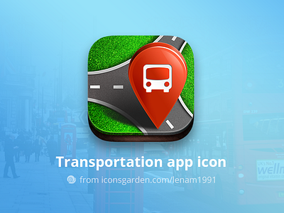 Free PSD Transportation app icon