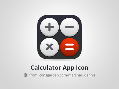 Free PSD Calculator app icon calculate calculator division education iconsgarden math minus multiplicate multiplication plus subtraction summation