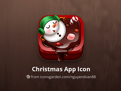 Snowman Chocolate Cup app icon