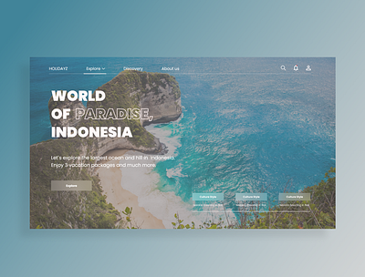 Travel Agency Hero Page agency design figma graphic design interfacedesign landingpage shot tour travel travelagency ui ux website xd