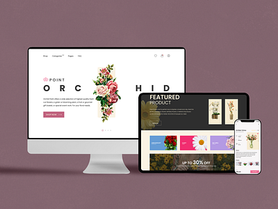 Orchid Point Web, Tablet & Mobile App Design