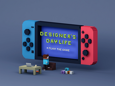 A game about desinger's daylife