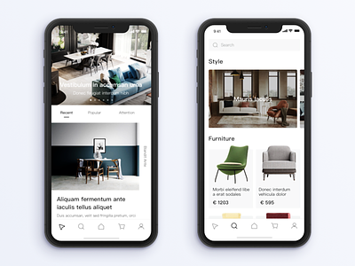 Furniture Mall app app design e commerce furniture interior mall ui ux