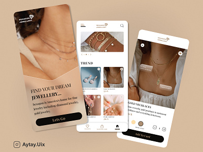 Jewellery app design ✌ 3d app app design branding design figma graphic design jewellery jewellery app logo minimal minimal app typography ui ux vector