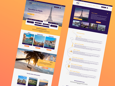 Travel Agency for web design travel travel agency travel agency website design travel landing page travel website