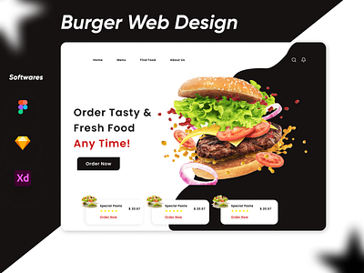 McDonald’s Website burger web design figma mcdonalds website mobile ui ui ui design uiux uiux design