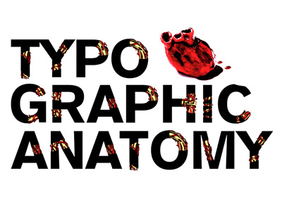 Typographic Anatomy carnivorum illustration typography