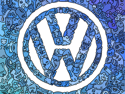 Volkswagen illustration art doodle doodleart illustration ilustración volkswagen