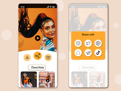 Social share icon Design app dailyui desihn mobile share icon design ui ux