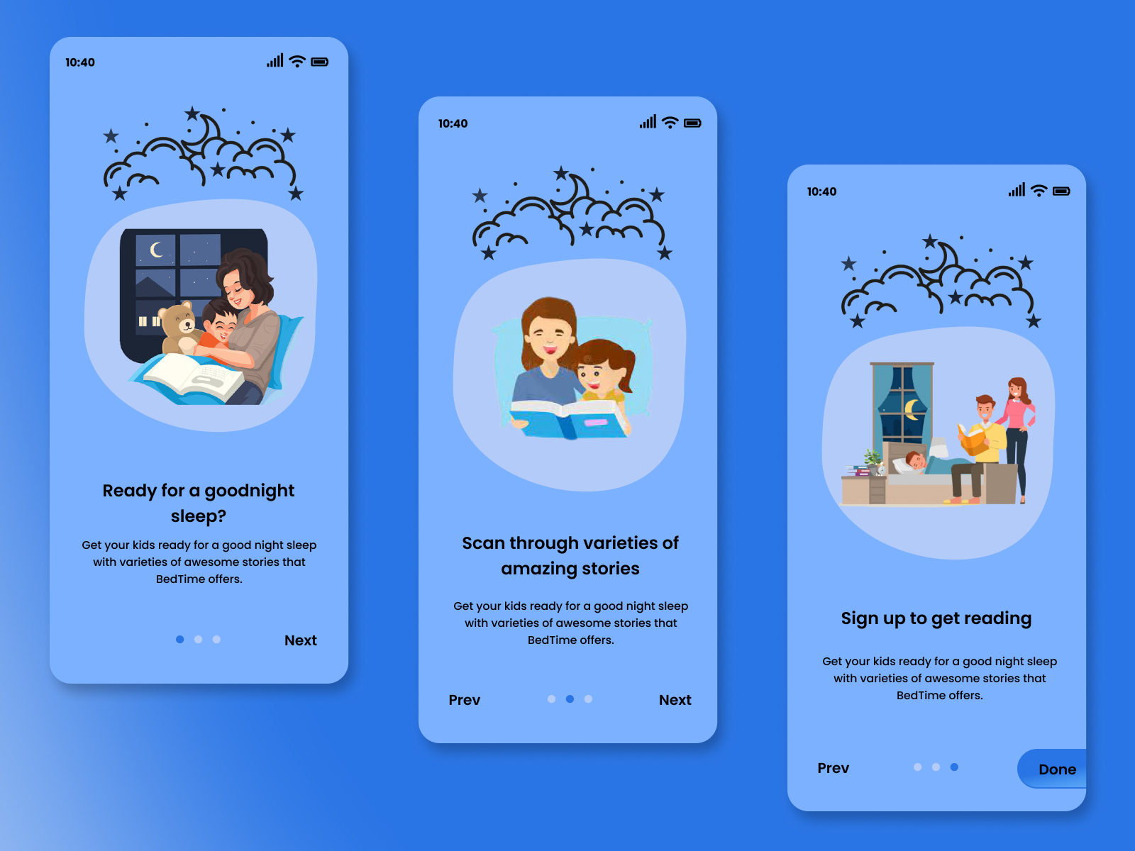 Onboarding screen design by Amyy Stephanie Alex-Okenwa on Dribbble