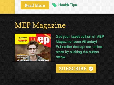 MEP Footer footer magazine website