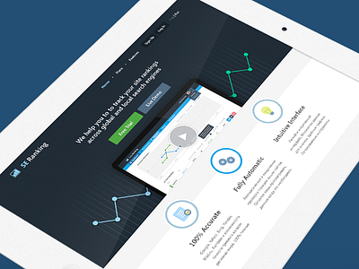 SE Ranking - Landing Page overview