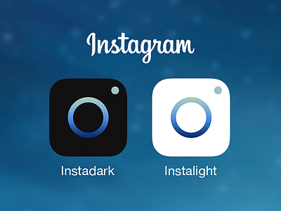 Instagram iOS Icon makeover app icon instagram ios ios8 minimalistic ui