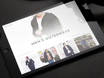 MEN's Outerwear category page clean ui e commerce masonry mobile ready online shopping responsive woocommerce wordpress