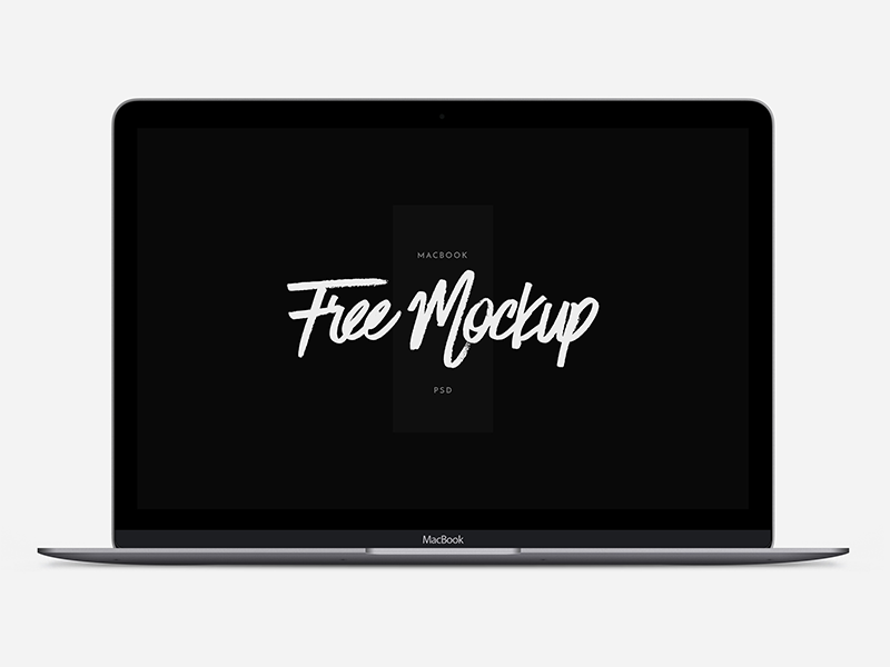 Download MacBook - 12 Scalable Mock-up by Nick Herasimenka on Dribbble