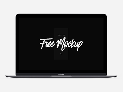 MacBook - 12 Scalable Mock-up apple device download free macbook mock up mockup psd retina scalable template vector