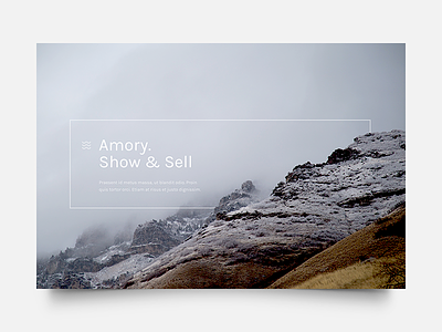 Amory - Slides Exploration design ecommerce landing modest product showcase slider theme ui ux wordpress