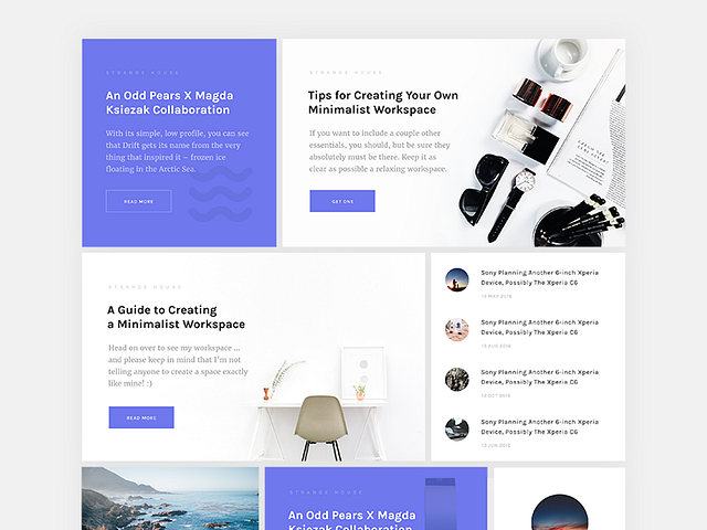Amory - Grids by Nick Herasimenka on Dribbble