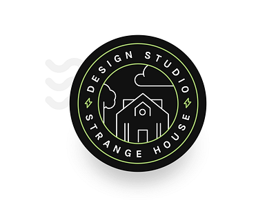 Strange House 2.0 badge branding identity logo