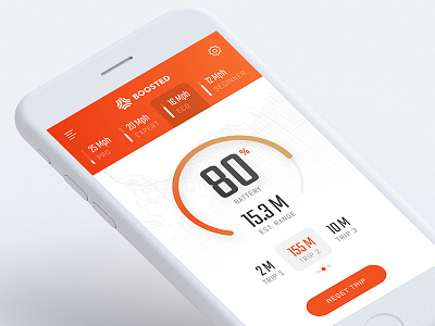 Boosted Boards: iOS Redesign app application clean dashboard ios minimal redesign type typography