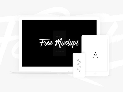 Download Free White Devices Mockups Sketch Psd By Nick Herasimenka On Dribbble