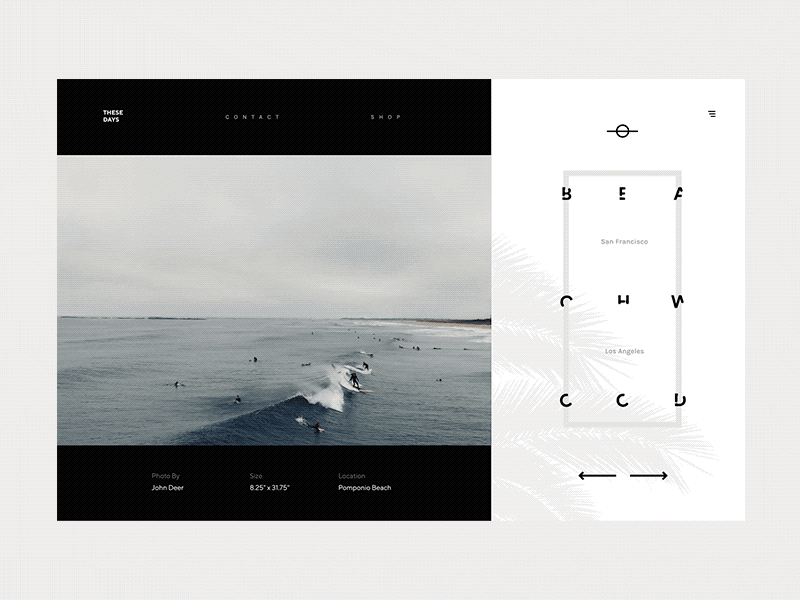 Photo Book Concept clean editorial glitch grid minimal minimalistic portfolio shop typography ui
