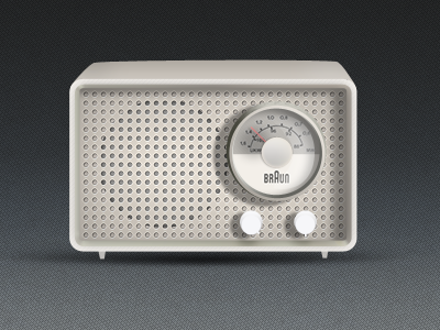Radio 1955 Artur Braun illustration vintage